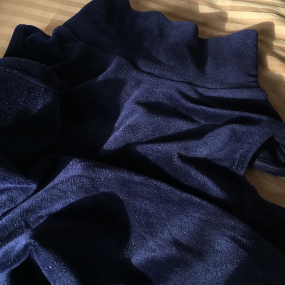 ZARA VELVET Turtleneck with shoulder cut outs - Picture 2 of 4